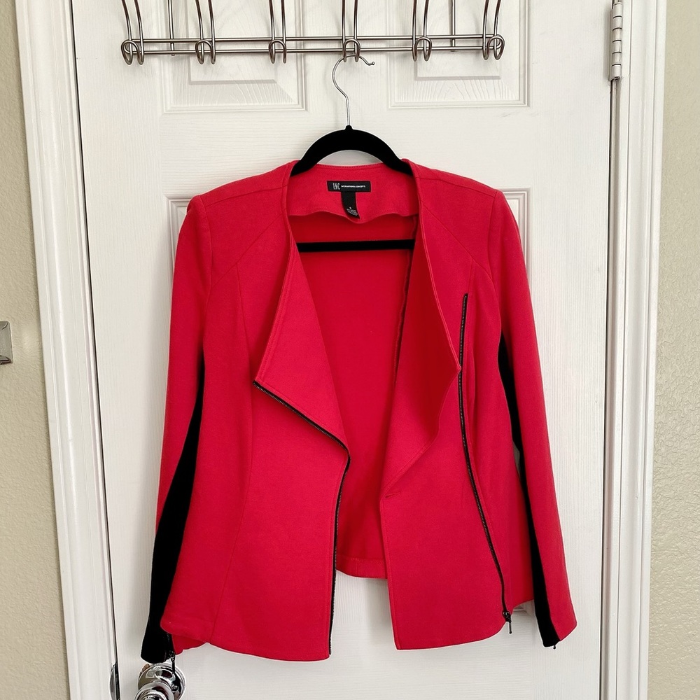 Red Long sleeve Blazer Jacket